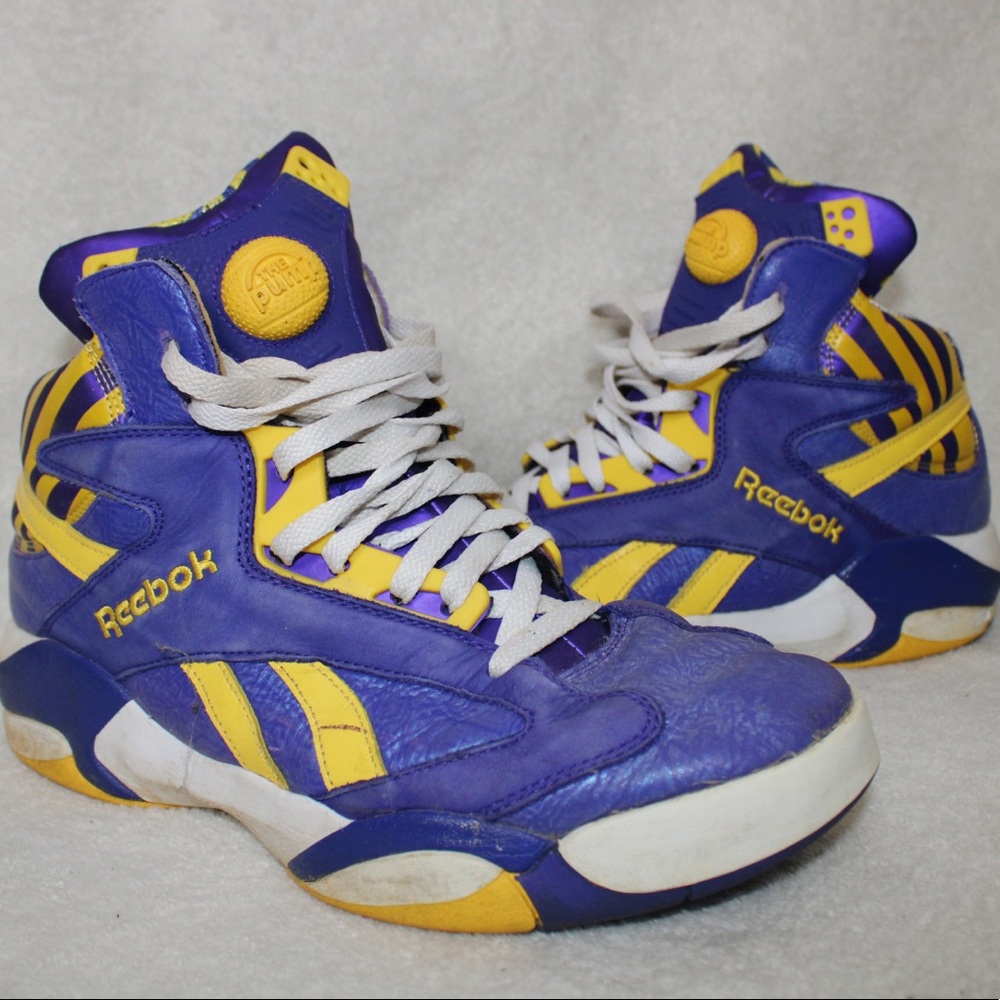 HP🖤VINTAGE Reebok Shaq Attaq LSU Pumps